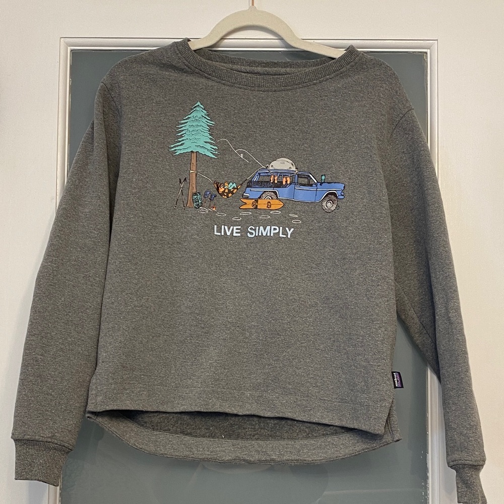 Patagonia Gray Crewneck Sweatshirt